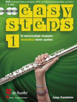 Easy Steps 1 - Dwarsfluit (Boek/2 CD/DVD)