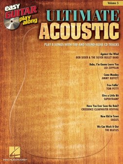 Easy Guitar Play-Along Volume 5: Ultimate Acoustic (Book/CD)