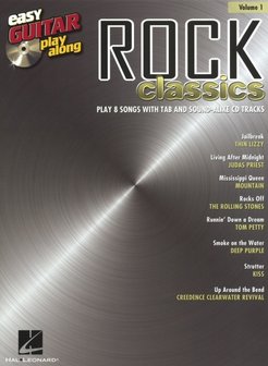 Easy Guitar Play-Along Volume 1: Rock Classics (Book/CD)