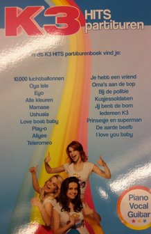 K3 Hits - Piano/Zang/Gitaar (Boek)