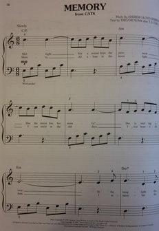 The Best Of Andrew Lloyd Webber - Easy Big Note Piano (Boek)