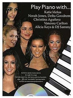 Play Piano With... Katie Melua, Norah Jones, Delta Goodrem etc. - Piano/Zang/Gitaar (Book/CD)