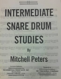 Intermediate Snare Drum Studies - Mitchell Peters (Book)