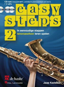 Easy Steps 2 - Tenorsaxofoon (Boek/2 CD/CD-Rom)