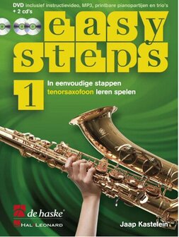 Easy Steps 1 - Tenorsaxofoon (Boek/2 CD/DVD)