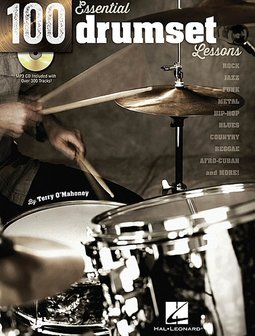 100 Essential Drumset Lessons (Book/CD)