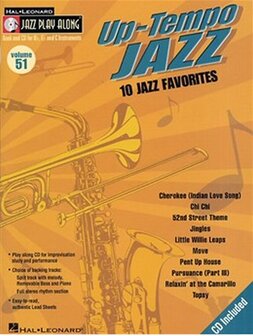 Jazz Play Along: Volume 51 - Up Tempo Jazz (Book/CD)