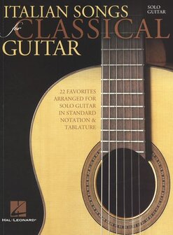 Italian Songs For Classical Guitar (Book)