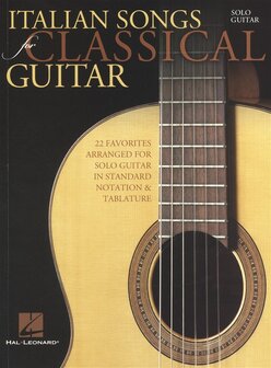 Italian Songs For Classical Guitar (Book)