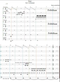 Imp, voor melodische slagwerkgroep (Partituur + Partijen)