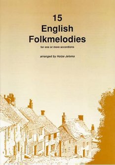 15 English Folkmelodies, voor 1 of meer accordeons - Accordeon (Boek)