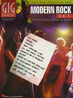 Gig Guide: Modern Rock Set (Bas/Drums/Gitaar/Zang/Keyboard) (Book/CD)