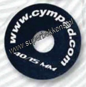 Cympad Optimizer Bekkenviltjes zonder dempend effect, zwart, 40x15mm (10 stuks)