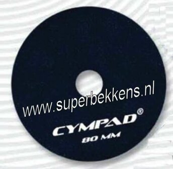 Cympad Moderator 80mm, geluiddempend bekkenviltje, zwart, 80x15mm (1 stuks)