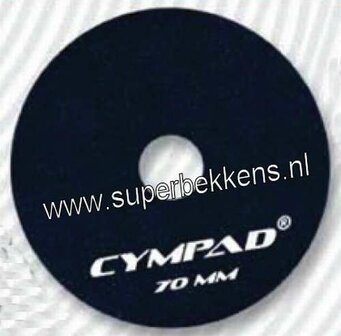 Cympad Moderator 70mm, geluiddempend bekkenviltje, zwart, 70x15mm (1 stuks)