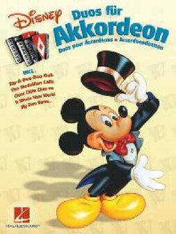 Disney Duos f&uuml;r Akkordeon - Eenvoudige Disney Tunes voor Accordeon Duo (Boek)