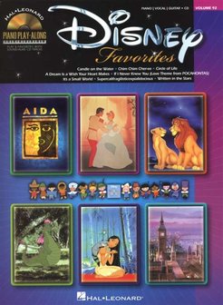 Hal Leonard Piano Play-Along Volume 92: Disney Favorites (Boek/CD)