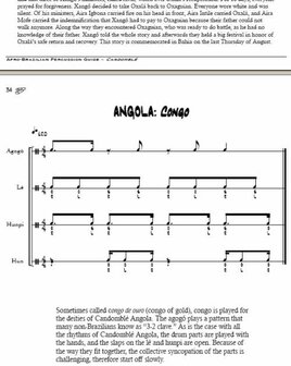 Afro-Brazilian Percussion Guide, Book 3: Candombl&eacute; (Book)