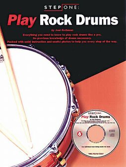 Step One: Play Rock Drums (Book/CD)