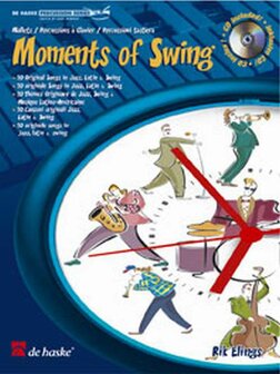 Moments of Swing, 10 Original Songs in Jazz, Latin &amp; Swing voor melodisch slagwerk (Boek/CD)