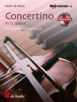 Concertino in G-Dur - Viool (Boek/CD)