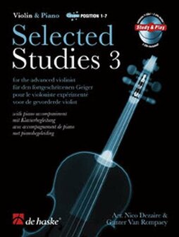 Selected Studies 3 Viool en Piano - Voor de gevorderde violist (Boek/2 CD)