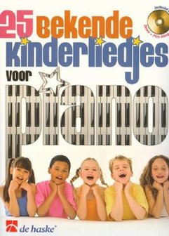25 Bekende Kinderliedjes Voor Piano (Boek/CD)