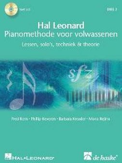 Hal Leonard Pianomethode Voor Volwassenen - Deel 2 (Boek/2 CD)