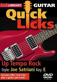 Lick Library: Quick Licks For Guitar - Joe Satriani Up Tempo Rock Key Of E (DVD)
