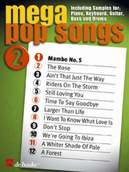 Mega Pop Songs 2 (Boek)