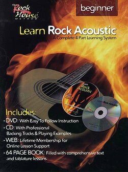 Learn Rock Acoustic: Beginner Program (Book/CD/DVD)