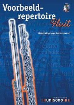 Voorbeeld-repertoire A - Fluit (HaFaBra Voorbeeldrepertoire A-Examen) (Boek/CD)
