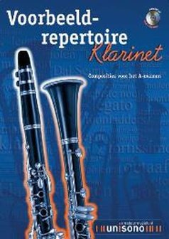 Voorbeeld-repertoire A - Klarinet (HaFaBra Voorbeeldrepertoire A-Examen) (Boek/CD)
