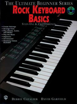 The Ultimate Beginner Series Mega Pack: Rock Keyboard Basics Steps One &amp; Two Combined (Book/CD/DVD)