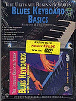 The Ultimate Beginner Series Mega Pack: Blues Keyboard Basics Steps One &amp; Two Combined (Book/CD/DVD)