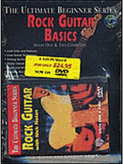 The Ultimate Beginner Series Mega Pack: Rock Guitar Basics Steps One &amp; Two Combined (Book/CD/DVD)