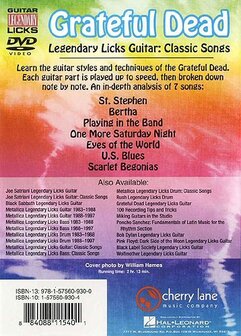 Grateful Dead: Legendary Licks Classic Songs (DVD)
