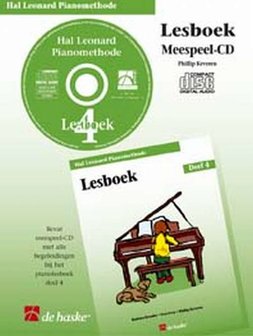 CD bij Lesboek Deel 4 Hal Leonard Pianomethode (CD)