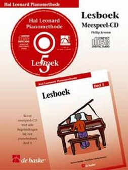 CD bij Lesboek Deel 5 Hal Leonard Pianomethode (CD)