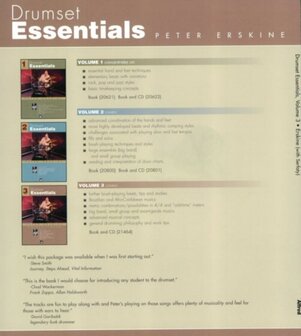 Peter Erskine: Drumset Essentials, Volume 3 (Book/CD)
