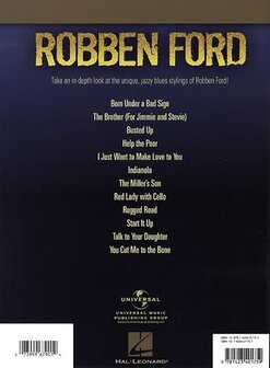 Guitar Signature Licks: Robben Ford (Book/CD)