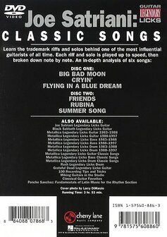 Joe Satriani: Classic Songs (2 DVD)