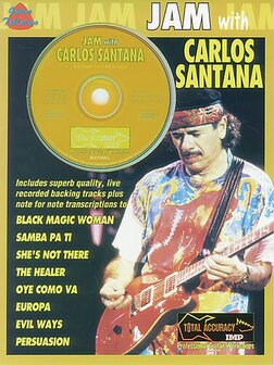 Jam With Carlos Santana (Book/CD)