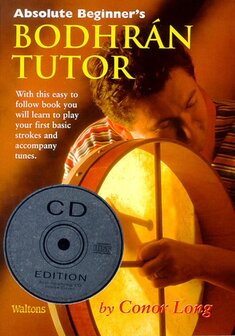 Absolute Beginner&#039;s Bodhran Tutor (Book/CD, 15x21cm)
