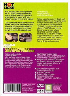 Hot Licks: Adrian Legg - Fingerpicking and Open Tunings (DVD/Booklet)