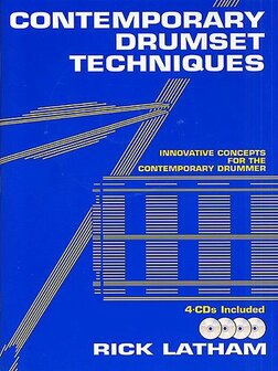 Rick Latham: Contemporary Drumset Techniques (Book/4 CD)