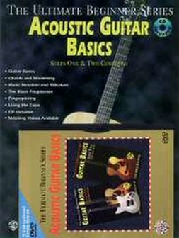 The Ultimate Beginner Series Mega Pack: Acoustic Guitar Basics Steps One&amp;Two Combined (Book/CD/DVD)
