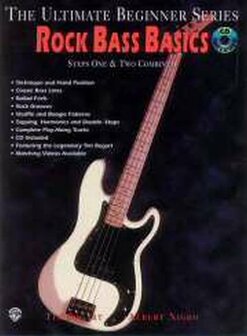 The Ultimate Beginner Series: Rock Bass Basics Steps One &amp; Two Combined (Book/CD)