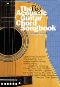 The Big Acoustic Guitar Chord Songbook, Platinum Edition (Akkoorden Boek)