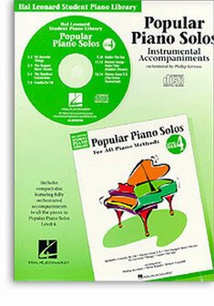 CD bij  Popular Piano Solos Level 4 / Deel 4, Hal Leonard Pianomethode (CD)